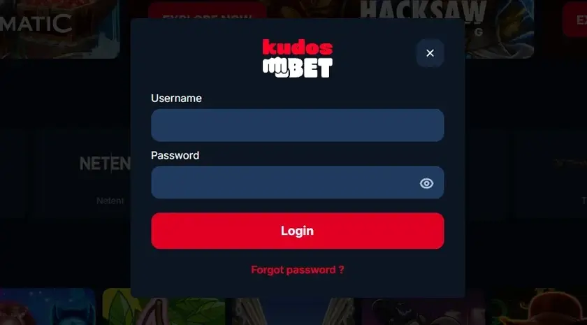 kudosbet-casino-login